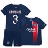 Maillot de Supporter Paris Saint-Germain 2023-24 Kimpembe 3 Domicile Pour Enfant